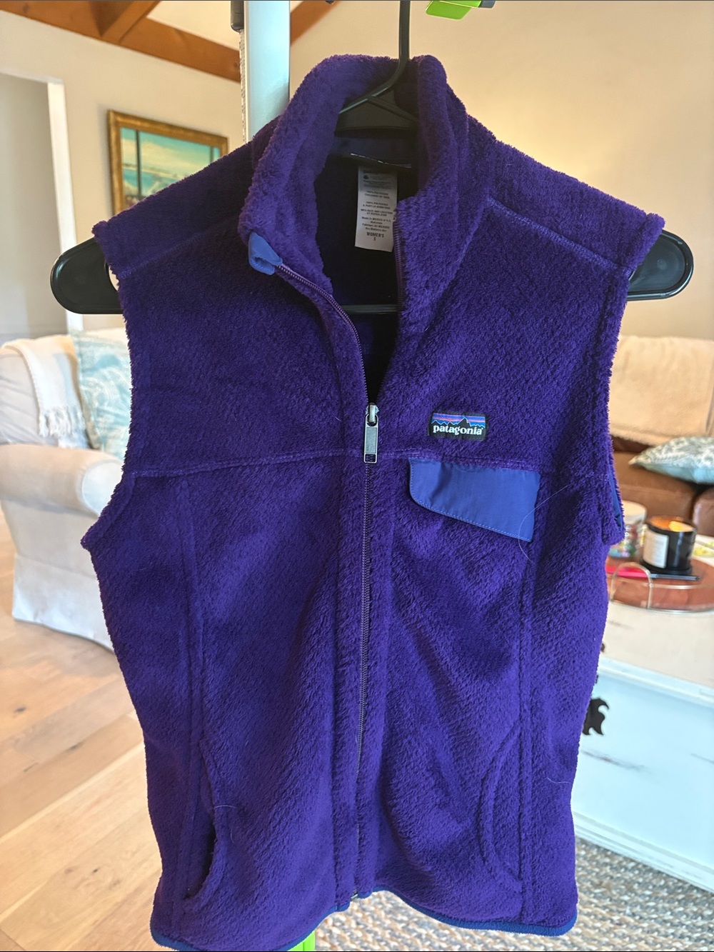 Patagonia Purple Women's High-Pile Fleece Vest